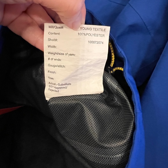 NEW Men's Polo Ralph Lauren Performance Rain Jacket Windbreaker Blue Size MEDIUM - Picture 8 of 8